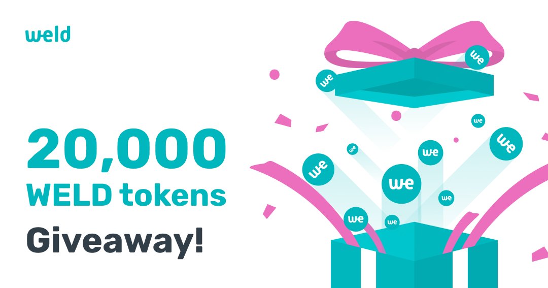 🚀 Breaking news! 20,000 #WELD #tokens are waiting for the #winners! Take part in our competition and get the opportunity to win! The determination of 100 winners will take place on January 14.
gleam.io/WnD7i/weld-giv…