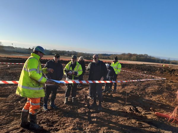 AS_WYAS's tweet photo. Our team have uncovered the structural remains of the post-medieval hall that formerly occupied our site in Wetherby. We also hosted the Wetherby Civic Society for a short tour of the excavation on Thursday. We look forward to having them back in the new year! https://t.co/4netUcH8kD