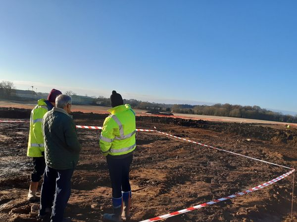 AS_WYAS's tweet photo. Our team have uncovered the structural remains of the post-medieval hall that formerly occupied our site in Wetherby. We also hosted the Wetherby Civic Society for a short tour of the excavation on Thursday. We look forward to having them back in the new year! https://t.co/4netUcH8kD