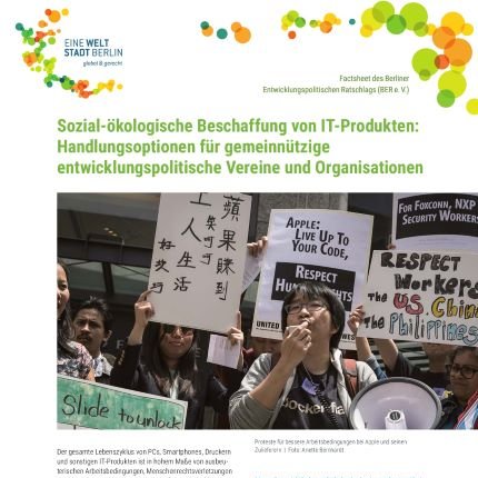 📢Unsere neue Handreichung ist da!
Wie können IT-Produkte nachhaltig beschafft, genutzt und entsorgt werden? In unserer Handreichung zeigen wir Handlungsoptionen auf inkl. praktischer Tipps und weiterführender Infos. Schaut mal rein
👉weed-online.org/themen/1104785…