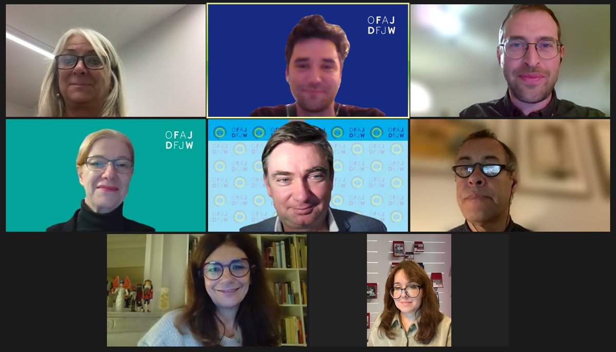 ofaj_dfjw's tweet photo. Für mehr #Teilhabe und #Engagement von und für junge Menschen: produktiver Austausch mit Thomas Krüger (@bpb_de) &amp; @CemileGiousouf zum Jahresende mit Bilanz und Ausblick im Rahmen unserer Kooperation. Wir brauchen mehr politische Bildungsarbeit in 🇩🇪 und 🇫🇷! https://t.co/LGMY6sGeWC