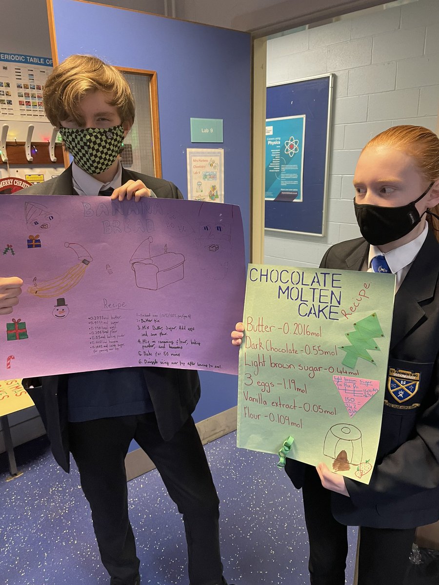 MrsHarkChem's tweet image. The Great Chemistry Christmas Bake Off! How many moles of Chocolate in that?? 🍫 😋@StAndrewscience @StAndrewsRCSec @StAndrewsHFTech @STEMglasgow #molecalculations #bakeoff #interdisciplinarylearning