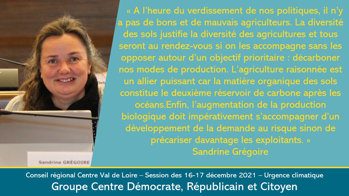 grpcdrc's tweet photo. Il n'y a pas de bons et de mauvais agriculteurs. L'agriculture raisonnée participe à la décarbonation de nos productions. Si le bio doit être développé, cela doit être fait en accompagnement de la demande. https://t.co/E90RbGB9Rw