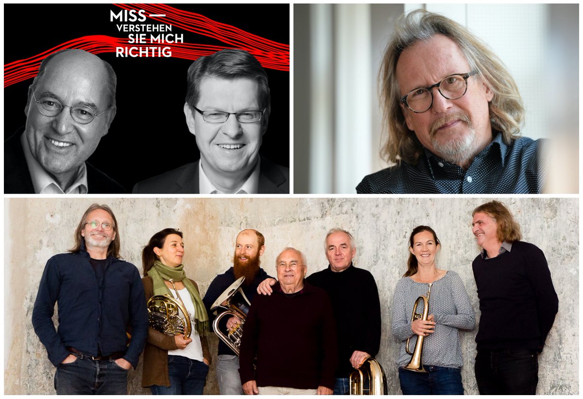 Bei uns im Haus: <a href="/GregorGysi/">Gregor Gysi</a> trifft am 19.12. <a href="/Ralf_Stegner/">Ralf Stegner MdB</a>, <a href="/DIEZEIT/">DIE ZEIT</a> Kolumnist &amp; <a href="/Tagesspiegel/">Tagesspiegel</a> Redakteur Harald #Martenstein liest am 21.12. und Hans-Eckardt #Wenzel (<a href="/matrosenblau/">Matrosenblau</a>) und das Blechbläserensemble des RSB musizieren am 20.12. - tinyurl.com/distel