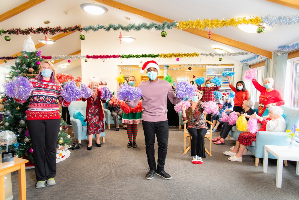 AnchorLaterLife's tweet photo. Our residents and colleagues around the country are having great fun dancing our #MoveIntoChristmas routine. We'd love to see videos of you rocking around your own Christmas tree https://t.co/TS4kqZvBL6 https://t.co/ninLAwrJAm