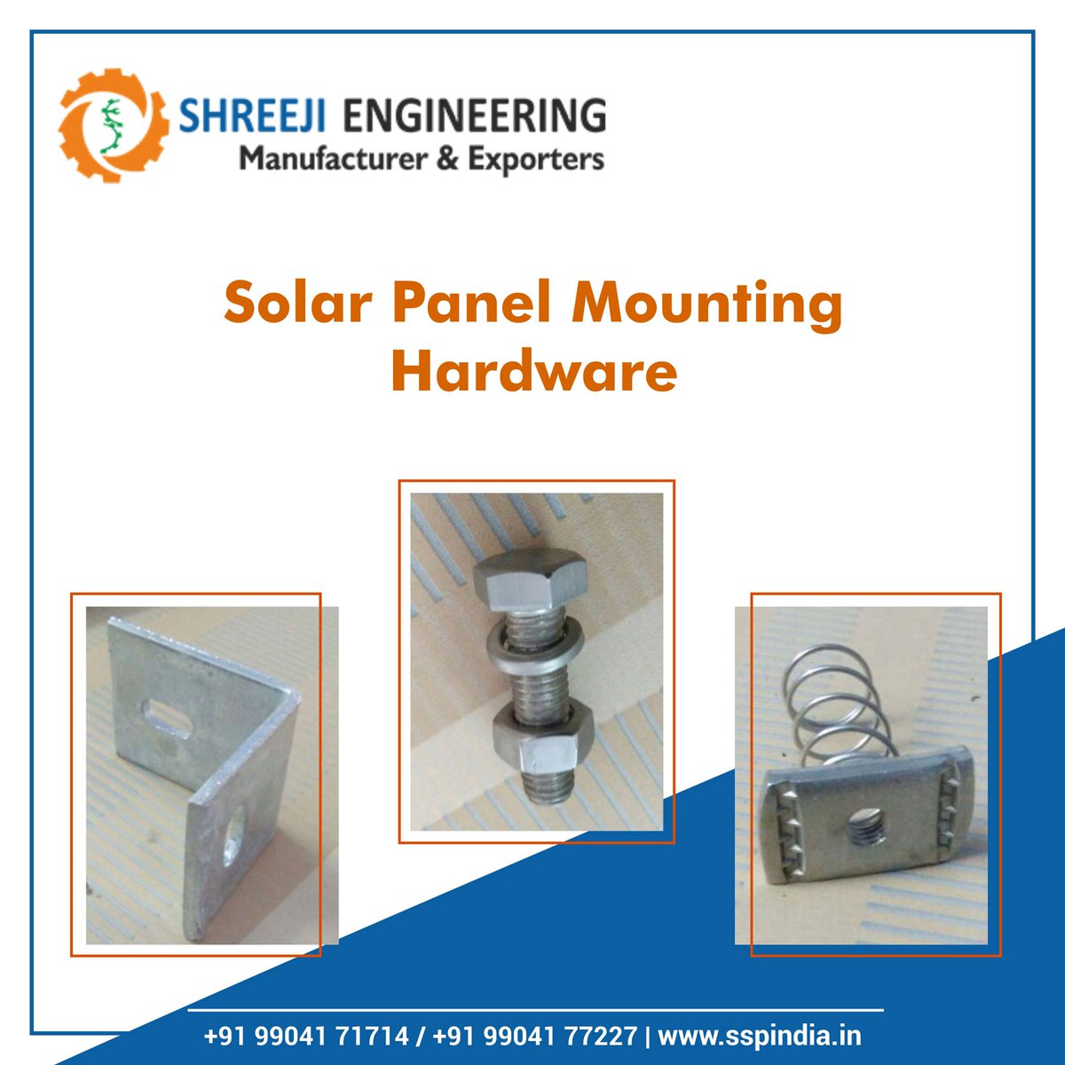 Shreejiengineer's tweet image. Solar Panel Mounting Hardware  
sspindia.in
#solarpanelmountinghardware #solarhardware #components