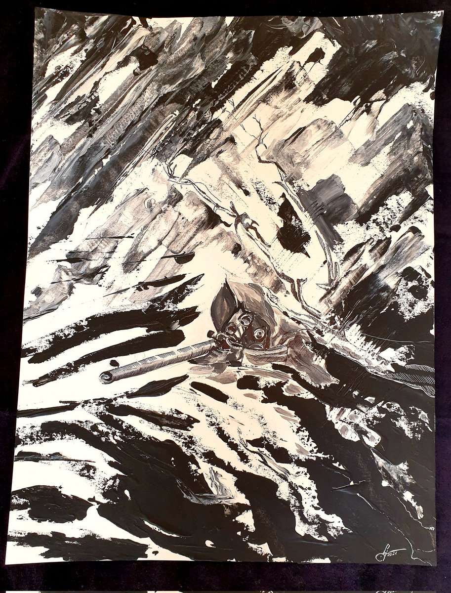 AomFarida's tweet photo. Dedicated to everyone who goes through the loss...الله يرحمه 
Finished version.
#Modern #acrylic #painting https://t.co/U4rNCBfsP8