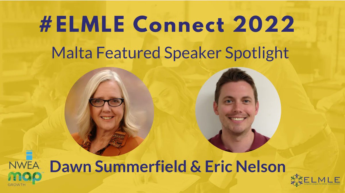 ELMLEnews's tweet photo. Come join us at #ELMLEConnect! We are excited to host
@SummerfieldTEC and Eric Nelson on Where #MAP Makes an Impact- Connecting Data to #Teaching & #Learning. Register today to reserve your spot for their Jan 27 pre-conf: https://t.co/LY6HLPDpgL #teacherled #middleschool @NWEA https://t.co/hDO5jovUxH