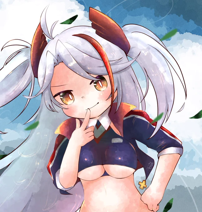 レーシングなプリンツ・オイゲン⸜(* ॑  ॑* )⸝
お題!ありがとうございましたっ!
 #アズールレーン 