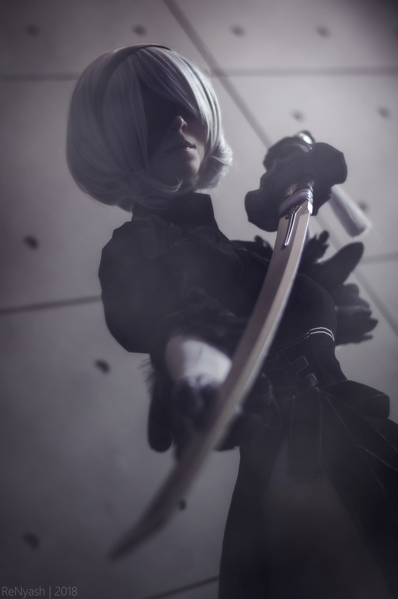 Me Sunako It Is Very Difficult To Pose In Heels With Closed Eyes The Sense Of Space Is Lost Did You Know Nierautomata Nier 2b Cosplay Game ニーア オートマタ コスプレ