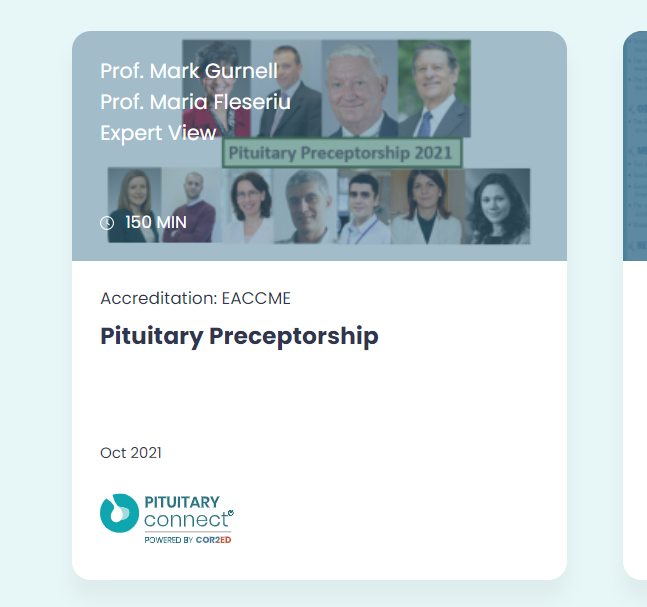 **New pituitary disease educational resources available**
Our #Pituitary Preceptorship was developed by international experts Prof. <a href="/MariaFleseriu/">Dr. Maria Fleseriu</a>, Prof. Mark Gurnell, Prof. <a href="/giustina_andrea/">Andrea Giustina</a> &amp; Prof.<a href="/MelmedShlomo/">Dr. Shlomo Melmed</a>.
Access the programme: ow.ly/XxIM50H3wu6
#endocrinology #MedEd