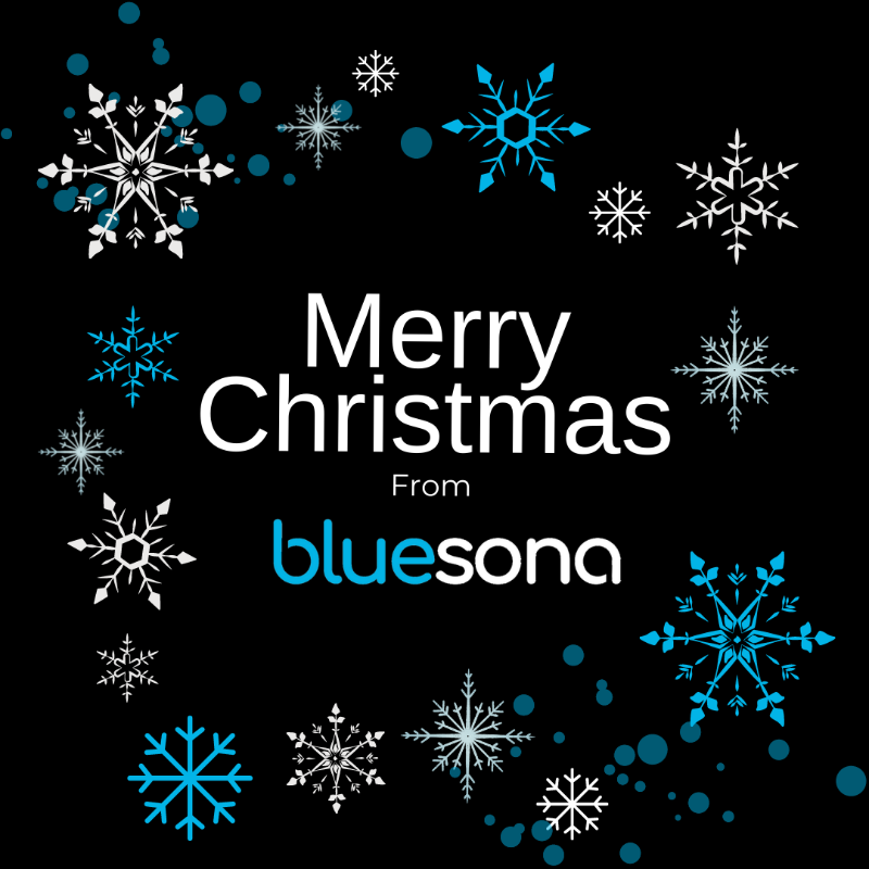 We would like to wish you all a Merry Christmas.

Enjoy and stay safe,

The team at Bluesona.