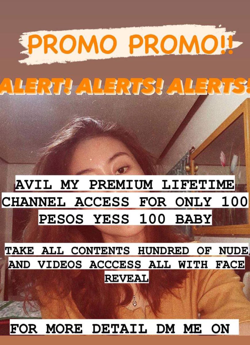 Akiesha28706041's tweet photo. FOLLOW!! RETWEET!! HEART!!
AVAIL MY PREMIUM LIFETIME CHANNEL FOR ONLY 100 PESOS  WITH FACE REVEAL AND TAKE ALL CONTENTS  
DM ON MY TG ACC @akiesha04
#alterpinay #alterph #alterpasig #alternewbie #alterbagets #AlterManila https://t.co/3ikWequi2Q