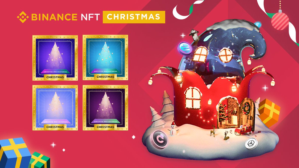 MyNeighborAlice's tweet photo. Hello, Neighbors! 

🥳 We are THRILLED to announce: Binance first-ever Metaverse-themed Christmas event featuring exclusive Cryptmas NFTs! Join us in these exciting activities and win a share of up to $400,000 in Metaverse Tokens. 

Click here to join! 🎄
https://t.co/MqMzpcdmXX https://t.co/SQ8Y60caYz