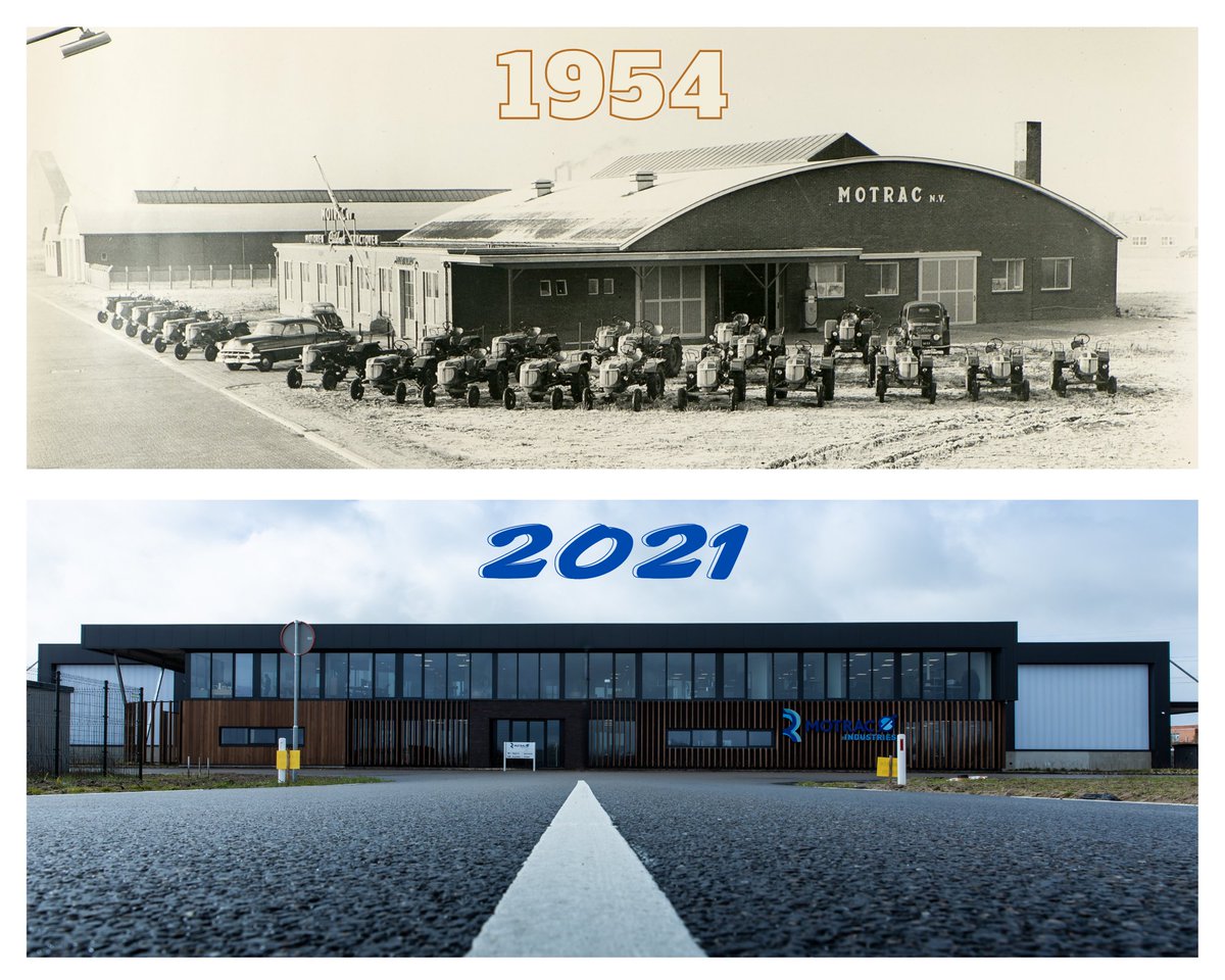 We can't believe that we have been in our new building for almost a year now and we can't believe that we have been around for almost 70 years! Motrac was founded in 1954 and in 2021 the picture of our first building is displayed in our new premises.
#Poweredbyexperts! #History