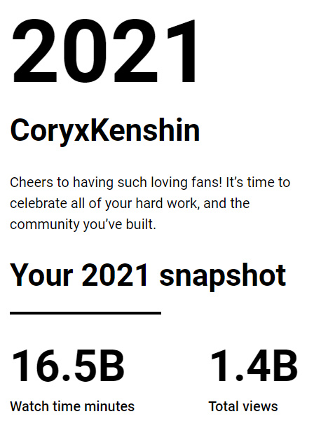 CoryxKenshin's tweet photo. Samurai are undefeated, obvi. love u #MyYearOnYouTube https://t.co/xZLLaFIkqz