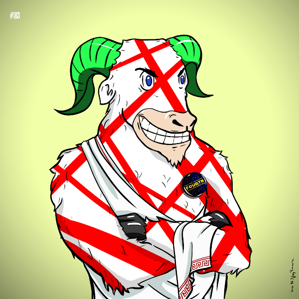 NiftyRams's tweet photo. Toga party!!!🥳 That's right! We've got togas too!
This trait has a rarity of 2.83% 
🎁Follow, RT and comment with #NiftyRams tag!

No double entries, respect everyone. Cheaters will be launched in orbit🚀 never to return.
#NFTCommunity #opensea #nftcollector #nft #nfts #NFTshill https://t.co/608yCaEIoI