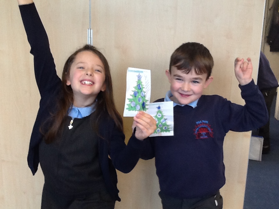 RiseParkSchool's tweet photo. Year 3 - Our Tercer Grado put this term's Spanish learning on numbers to good use today by playing Christmas bingo - here are two of our winners! We also learned about 'el Belen' and designed and labelled our own nativity scenes. #feliznavidad @RPLanguages https://t.co/7OzbE4LMHE