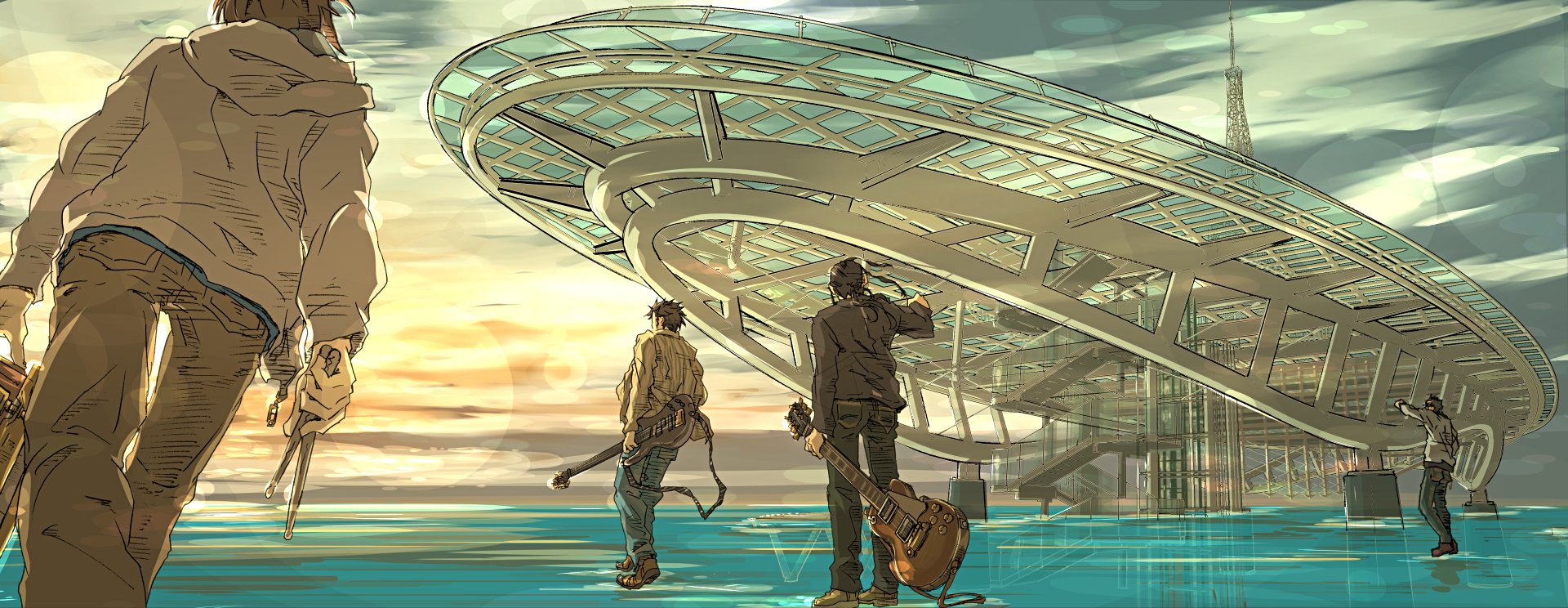 すぺ With Or Without You イラスト 音楽 バンド 名古屋 オアシス21 みんなで楽しむtwitter展覧会 T Co 5opy7hmker Twitter