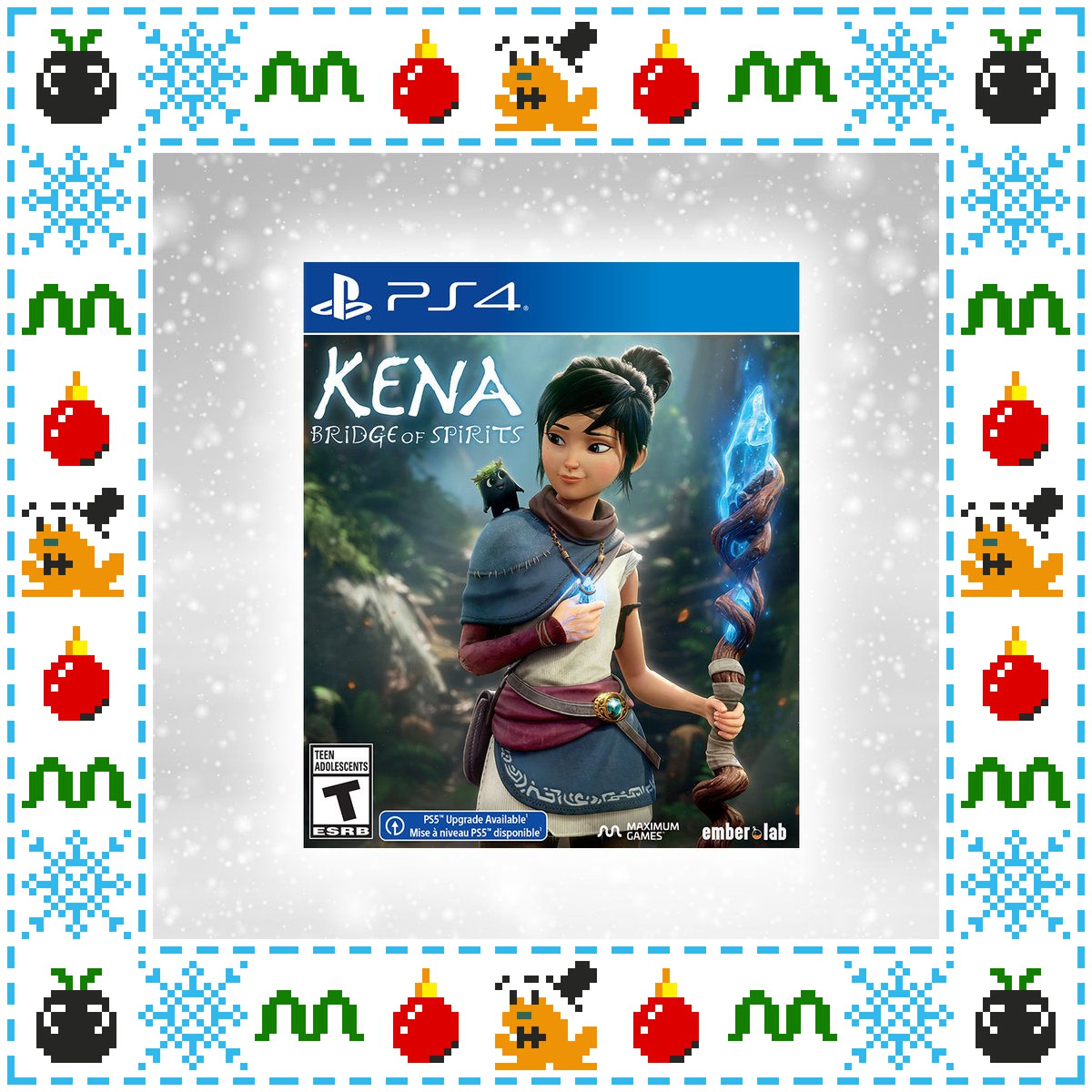 MaxEnt_Retail's tweet image. RT and follow for your chance to win a PS4 code for Kena: Bridge of Spirits!

Entries close at 00:01 AM PT on December 23rd, the winner will be notified by DM. Entrants must be 18 or over.

The code will only work in North and South America.

#MaXmas