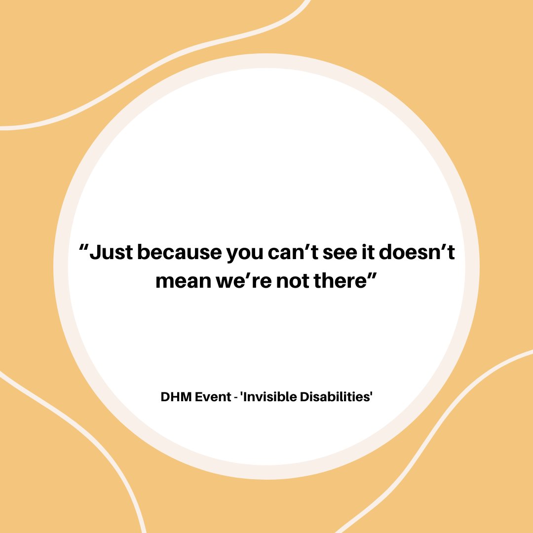 We hope you have enjoyed our posts on #DisabilityHistoryMonth and learnt something new🧐

We want to end with some powerful quotes from 
<a href="/UniOfYork/">University of York</a> students from last months discussion event on "Invisible disabilities"...💬🗨️

<a href="/yorkunisu/">University of York Students' Union</a> <a href="/YUSU_DSN/">YUSU Disabled</a> #StudentVoice