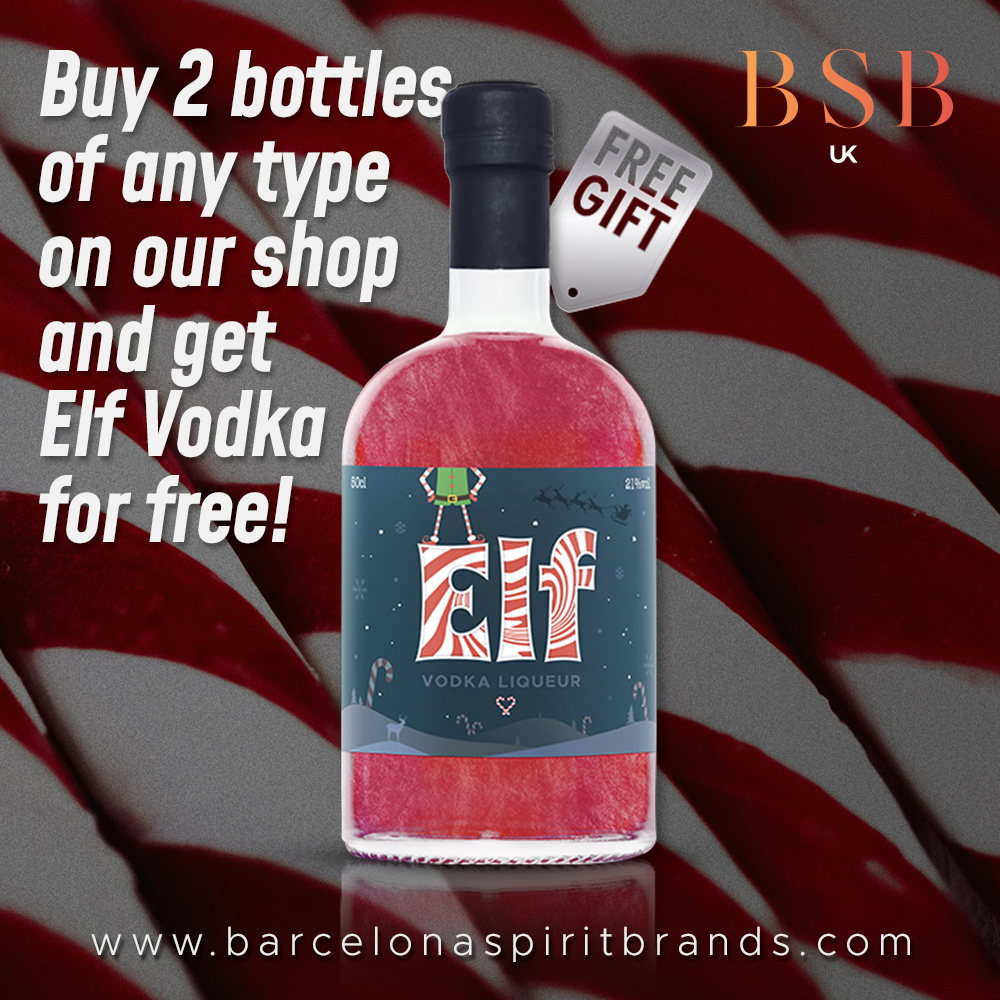 We will give a free Elf Vodka as a gift for a purchase of any 2+ bottles on our website! 🆓  This promotion is already available and will be till 1st of January 🥳

barcelonaspiritbrands.com

#BSBuk #BSB #Elf #ElfVodka #ChristmasDrink #ChristmasGift