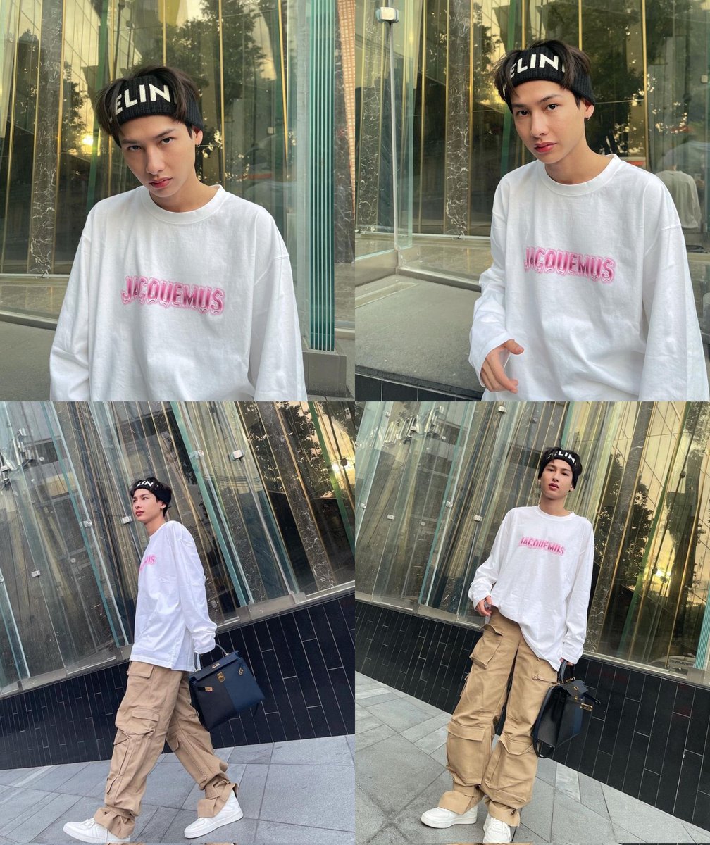 JumpolAesthetic's tweet photo. That hairband/bandana just giving him a diff aura 💥
#GunAtthaphan #กันอรรถพันธ์ #ออฟกัน https://t.co/JbDRPRBewL