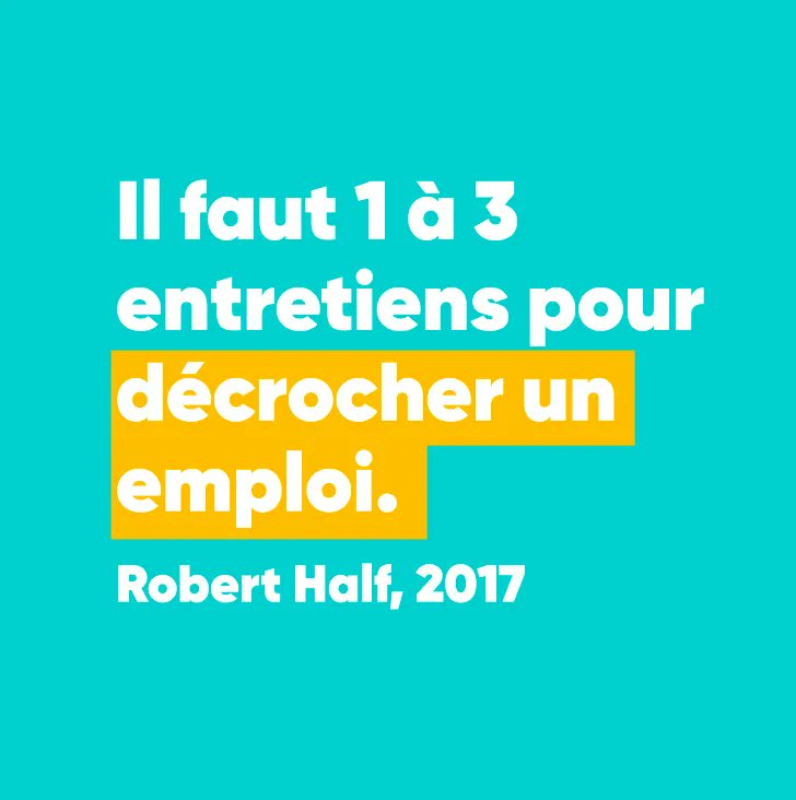 myfairJob's tweet photo. [Le saviez-vous 🤔]

60% des recruteurs prennent leur décision en quelques entretiens, tandis que le tiers restant peut avoir besoin de 4 à 6 entretiens.

Et vous vous êtes prêts pour vos futurs entretiens ? 

#emploi #job #entretien #myfairjob https://t.co/xvHL22eceG