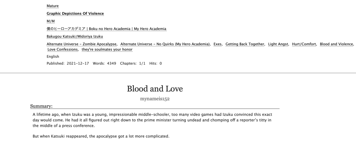 Blood and Love [explicit] ~A #BKDK Zombie Apocalypse Fic for the <a href="/bkdkzombiezine/">Apocalypse: A BKDK Zombie Zine | COMPLETE 🧟‍♀️</a> is now on AO3!

Read: archiveofourown.org/works/35760406
-

This fic was an absolute joy to write! I hope you all enjoy it! If you do, please consider purchasing a copy with the link below ⬇️⬇️⬇️