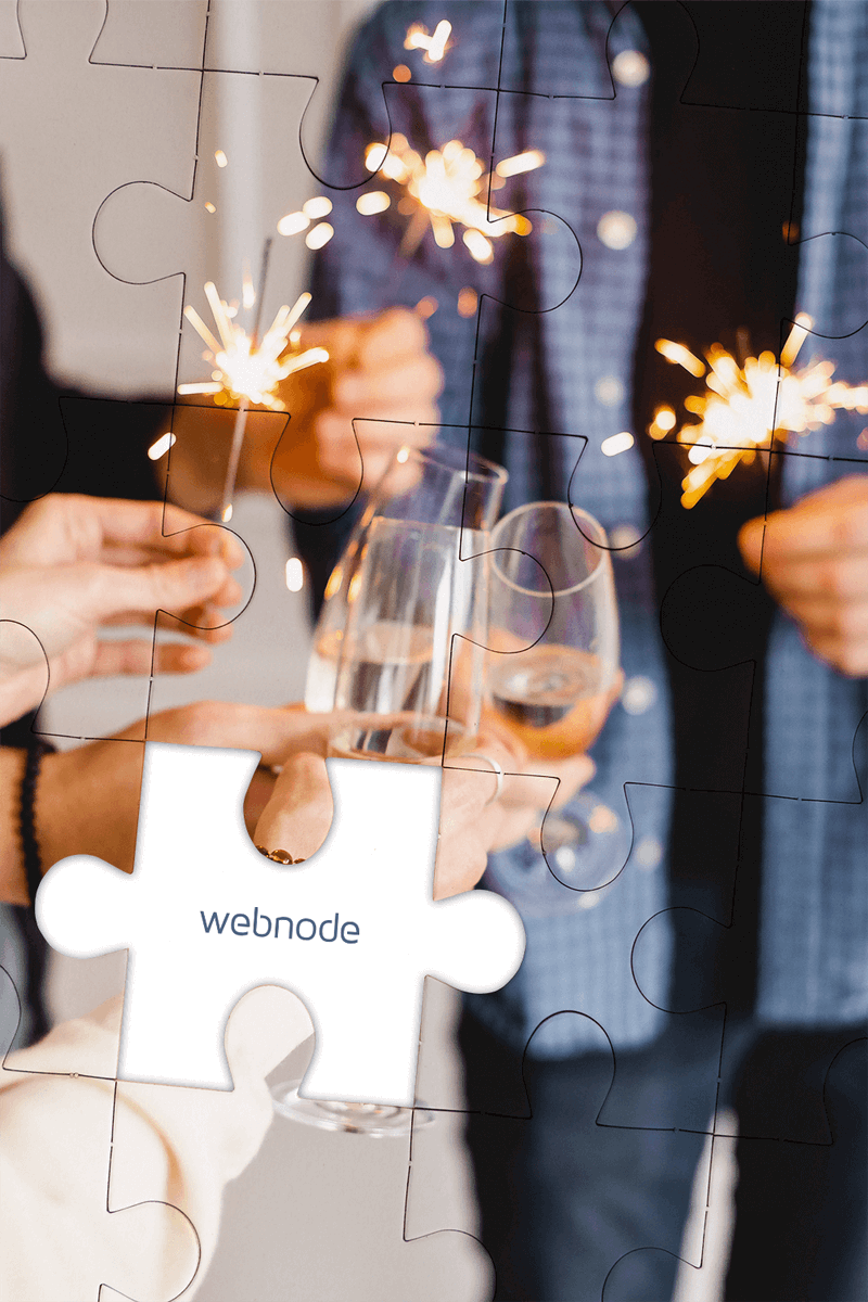 Creating a website is like assembling a puzzle. Somewhere you add something, other times you remove it... once everything is put together you see a beautiful result. 😍 Our aim is to help you fit all the pieces together. Webnode wishes you a Happy New Year! #happynewyear2022