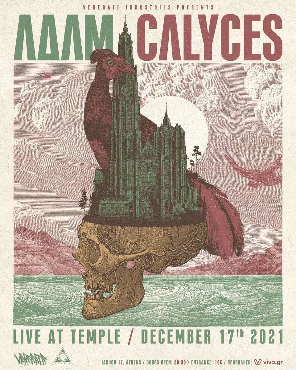 Athens, Today we will perform for the very first time "Impulse to Soar" live in its entirety. ADAM will be our partners in crime and you can not miss it! See you there!
More info: viva.gr/tickets/music/…

#calycesband #templeathens #liveperformances
