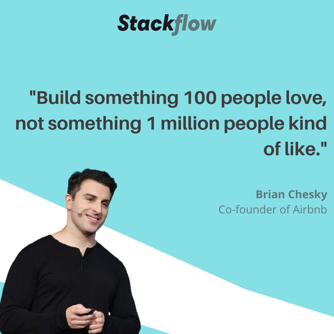 StackflowT's tweet image. If you want to grow your business, then build something that not people just like but get so in love with your brand that they are left with the most amazing experience ever.
#stackflow #business #marketing #socialmediamarketing #strategy #marketingstrategies #brand #branding