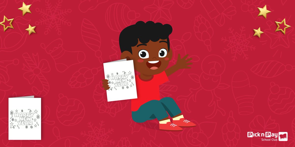 PnPSchoolClub's tweet photo. What BIG plans does your child have for the #NewYear? ๐
Download our FREE #FestiveMonday New Year's card here: https://t.co/zt2diBSTWh
#PicknPaySchoolClub
#EducatingFutureLeaders https://t.co/FmafiE74TW