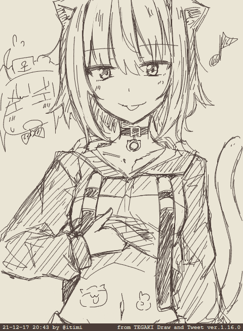 (ΦωΦ) #tegaki_dt 