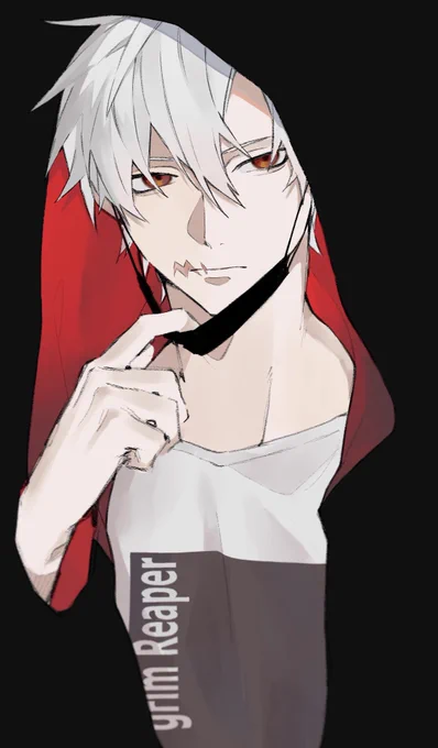 ✝︎ 白い死神 ✝︎
 #コンパスお絵描き 