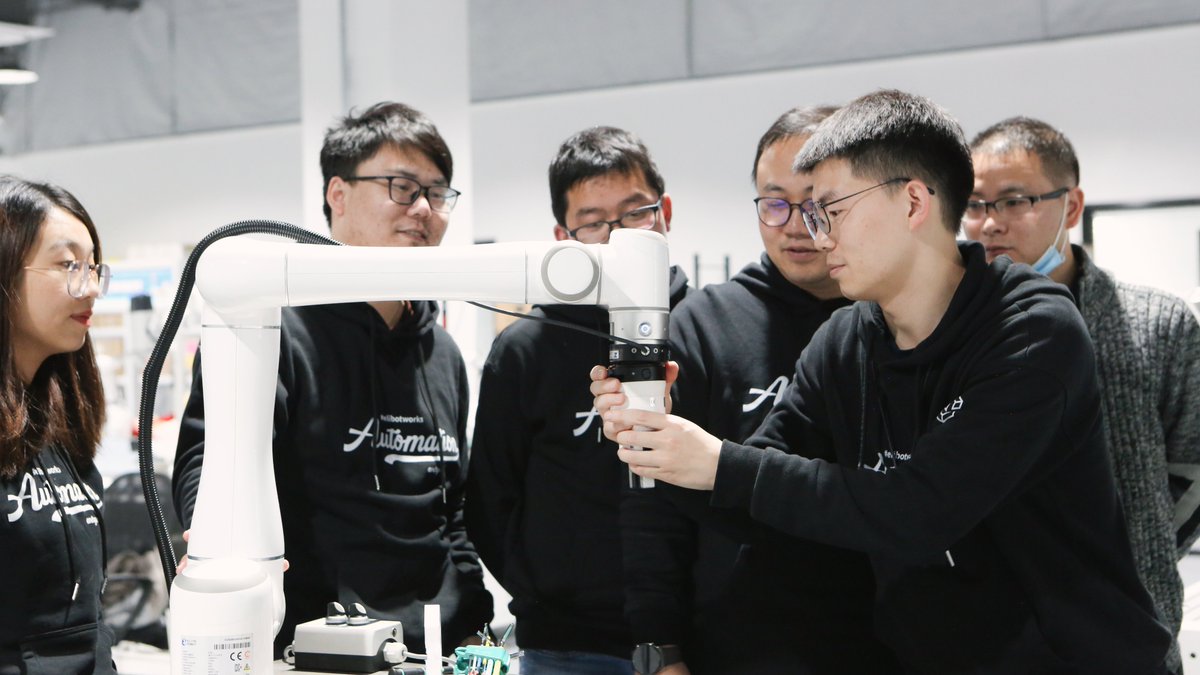 ZimmerGroup (@zimmergroup) on Twitter photo SUCCESSFUL WORKSHOP AT ELITE ROBOT/CHINA 👇
Last week a product training took place in #Suzhou/China at our partner <a href="/EliteRobots/">ELITE ROBOTS</a>.The focus was on our electric #grippers of the GEP2000 & GEH6000IL series as well as the new #endofarm #ecosystem MATCH. lnkd.in/enkpzNV SUCCESSFUL WORKSHOP AT ELITE ROBOT/CHINA 👇
Last week a product training took place in #Suzhou/China at our partner <a href="/EliteRobots/">ELITE ROBOTS</a>.The focus was on our electric #grippers of the GEP2000 & GEH6000IL series as well as the new #endofarm #ecosystem MATCH. lnkd.in/enkpzNV