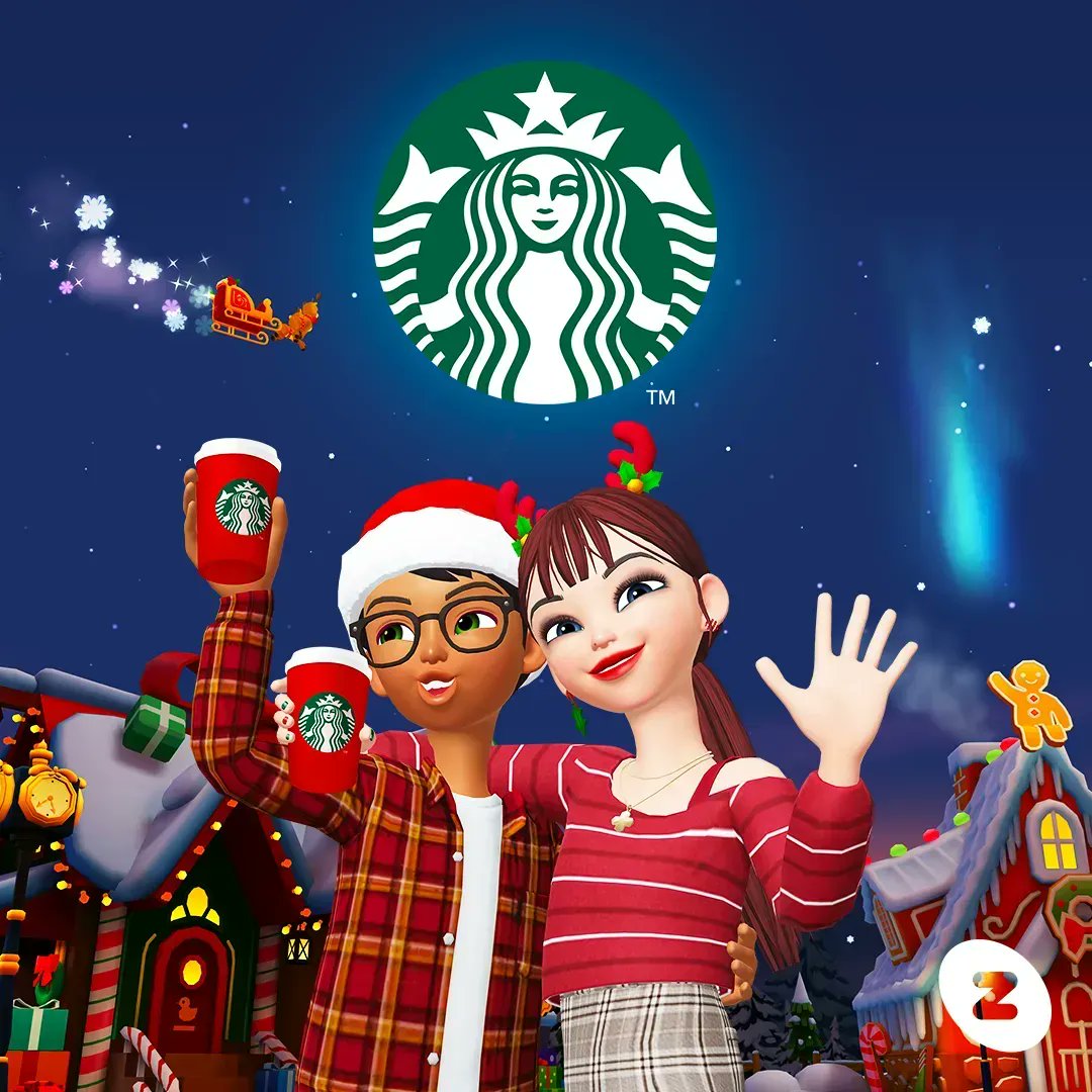 zepeto_official's tweet photo. Starbucks has arrived at Santa Square🎅
Find the hidden Starbucks cups and complete the quest!

👉 https://t.co/TSjRVXSdiM 

@StarbucksKorea
#ZEPETO #SantaSquare 
#Starbucks #CarryTheMerry #Christmas https://t.co/lCt1hstO29