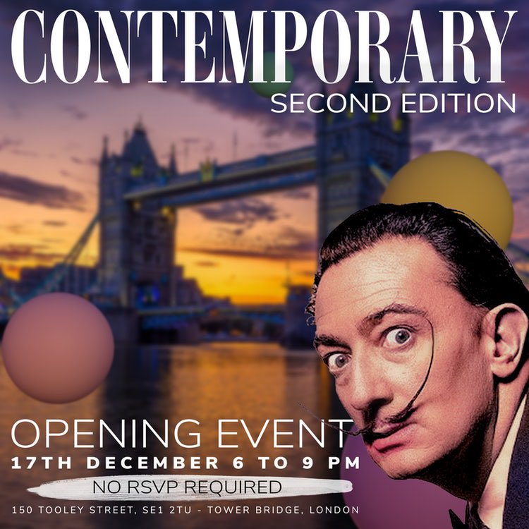 TimVenessPhoto's tweet image. Discover my #surrealism based #photography from 17th - 23rd Dec 2021 at the “Contemporary II” #exhibition from #BoomerGallery - #London #TowerBridge / #art #artist #fineart #surrealist #ArtistOnTwitter #contemporaryart #photographer #uk #urbex #bnw