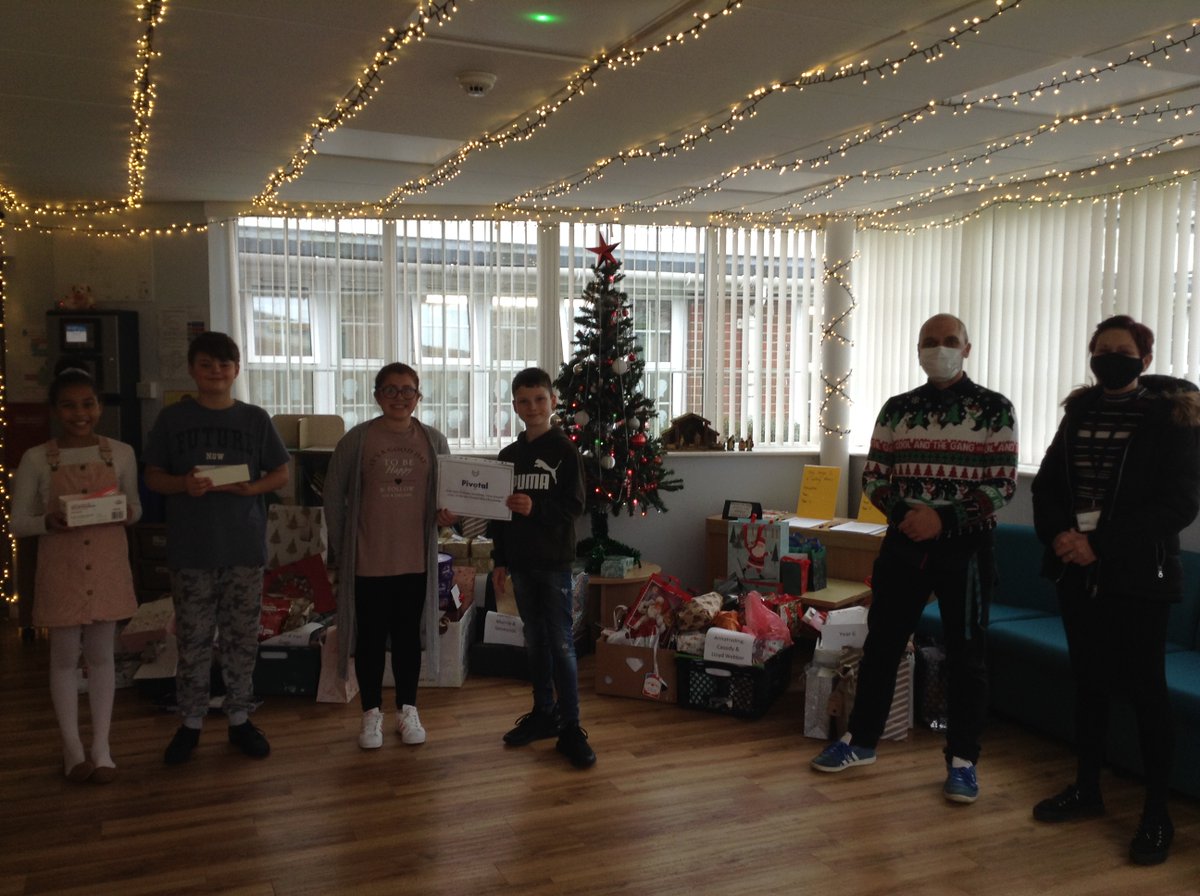 Our wonderful Hill View pupils showing the true spirit of Christmas helping to raise money for the Pivotal charity who support vulnerable members of our community.