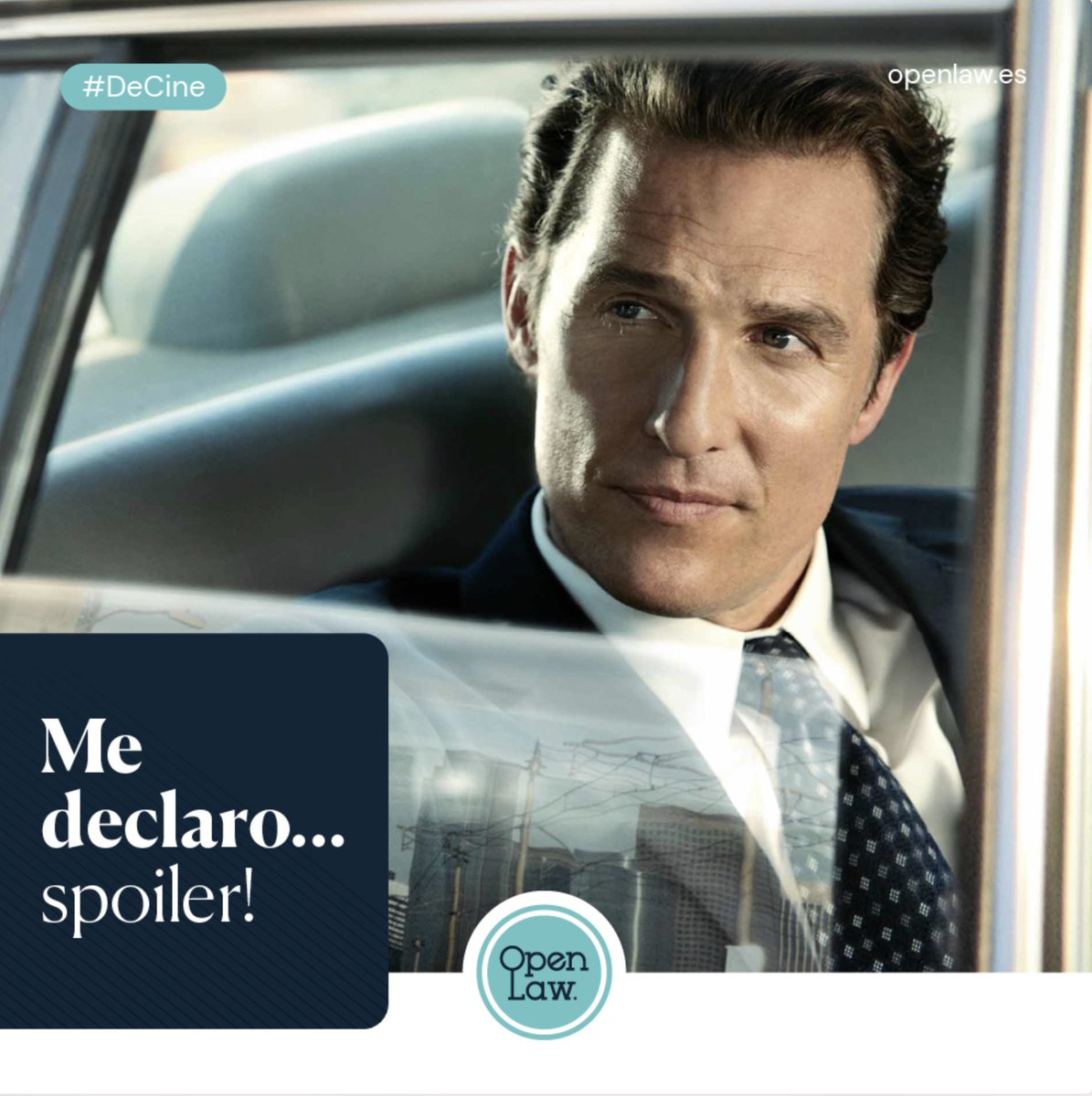 #decineOpenLaw 
"El Inocente" te pone del lado de quien ha infringido la ley. 
"Mi trabajo consiste en sepultar las pruebas, en colorearlas de gris. El gris es el color de la duda razonable".

¡Vaya frase... de película!

¿La has visto? ¿Crees que refleja bien "el otro lado"?
