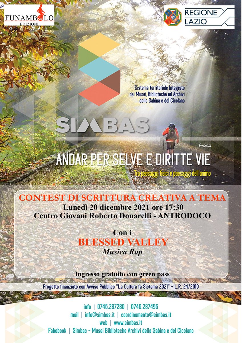 Lunedì ci vedremo a Antrodoco per l'incontro con i  Blessed Valley 🔝