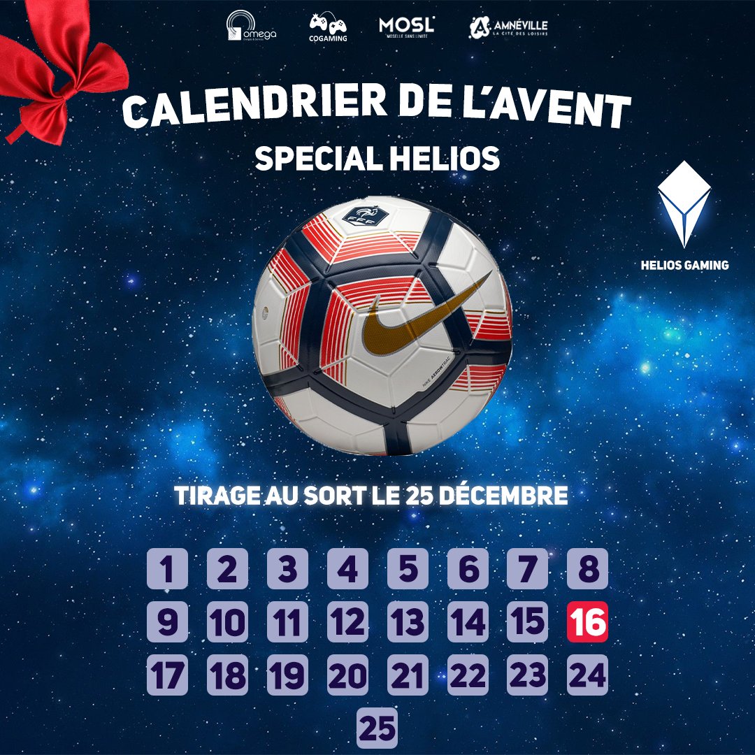 HeliosGamingFR's tweet photo. Calendrier de l'avant jour 16
Tentez aujourd'hui de remporter ce ballon de la FFF 
Pour participer :
👉Follow @HeliosGamingFR 
👉RT x FAV ce tweet
👉Identifie quelqu'un nul au foot (gratuit ça)
TAS le 25 Décembre 
Bonne chance à tous ! https://t.co/k4USfCvdqG
