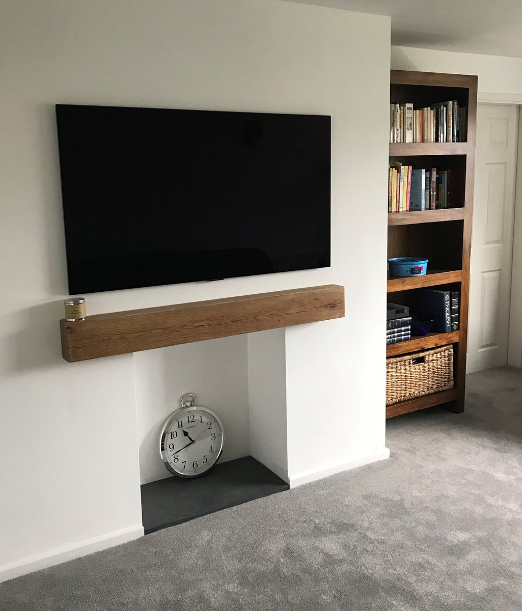 Thank you <a href="/acousticboutiq/">acoustic boutique</a> for the first class advice and service - festive viewing here we come! Cannot recommend this amazing business highly enough. And how gorgeous does my @FCF_Furniture floating mantle look?