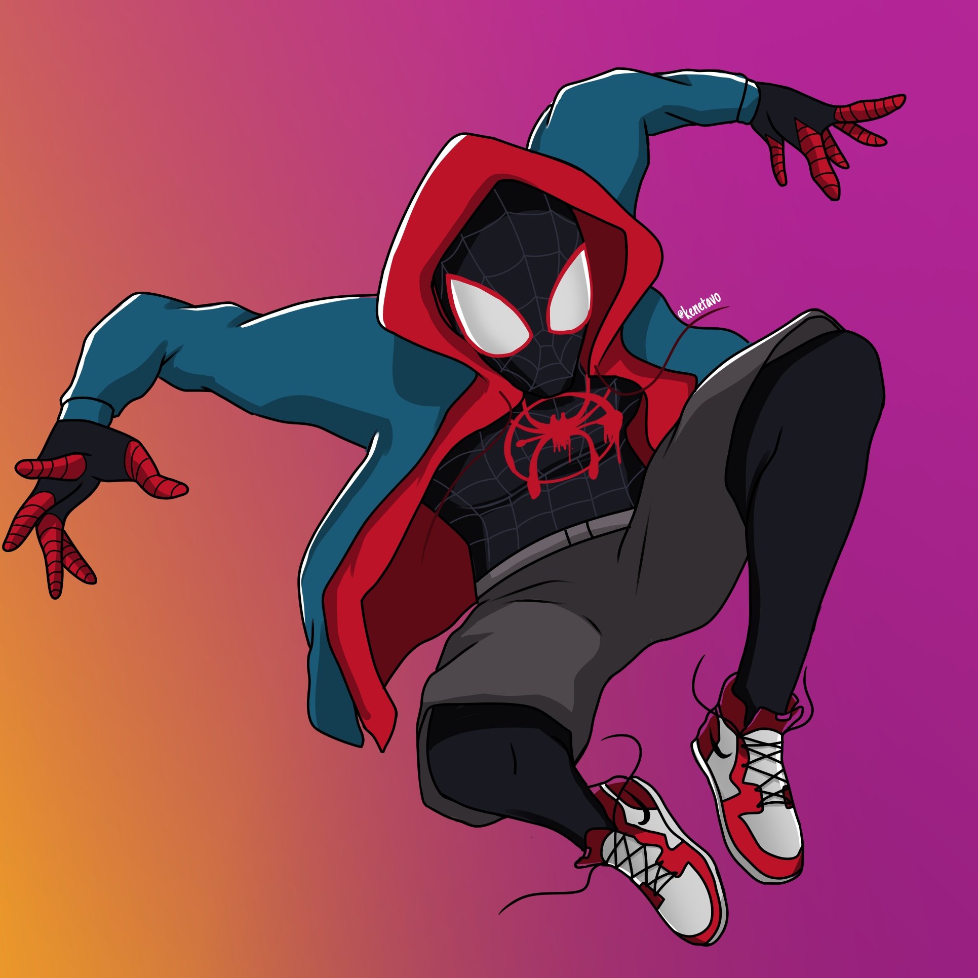 Top 98+ imagen dibujos de miles morales 