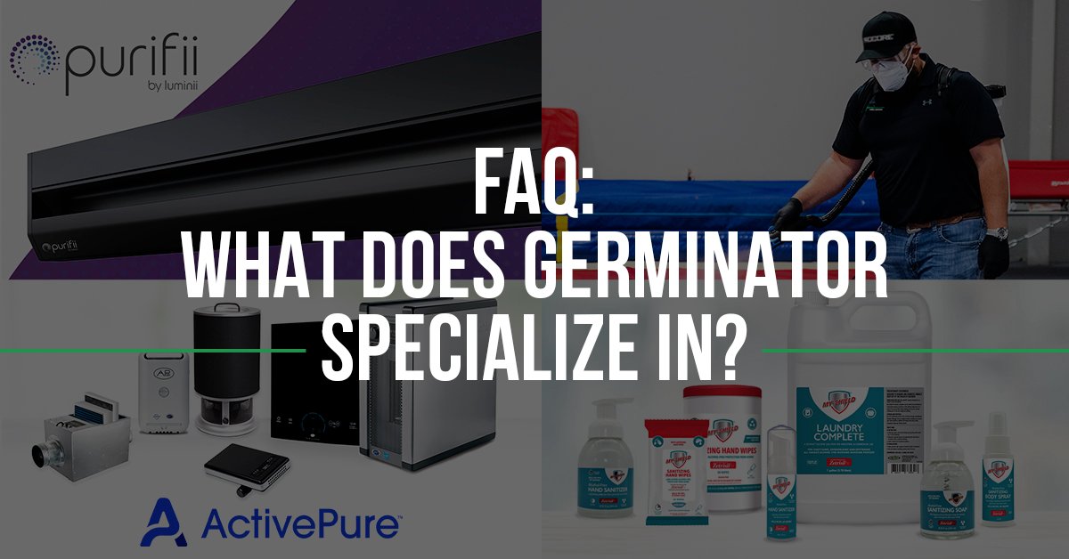 GerminatorInc's tweet image. FAQ: What does Germinator specialize in?

We specialize in broad-spectrum #disinfection, #sanitizing, and #deodorization products and services.

Click grmtr.co/0cNT0 for more FAQs.