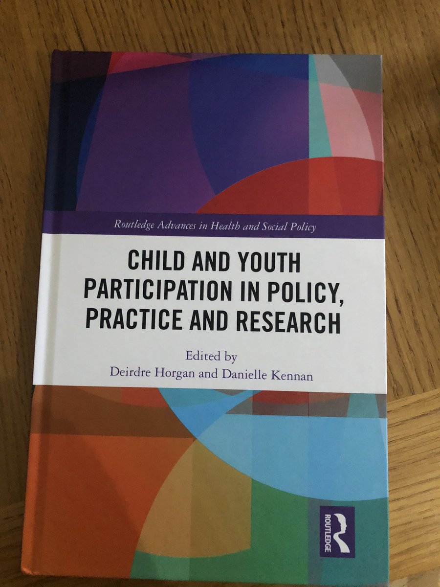 AoifePrice's tweet photo. Look what arrived this morning!! Very happy to see it in print. #Publication #NewBookChapter #YouthParticipation https://t.co/qFgzsTg5Qq