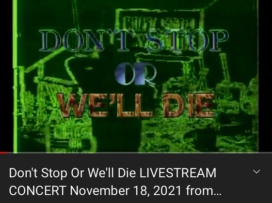 Don't Stop or We'll Die tweet media
