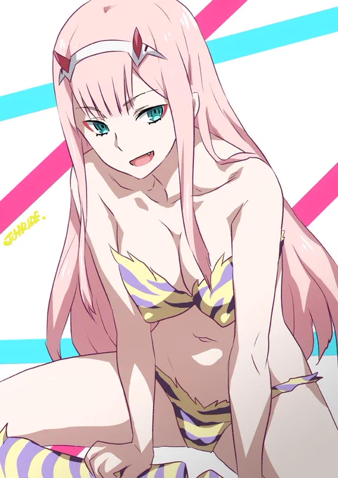 昔描いたラムちゃんとラムちゃんっぽいの🐯 