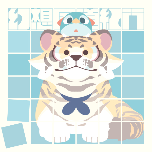 「今年もよろしくお願いいたします🐯 」|秋津たいらのイラスト