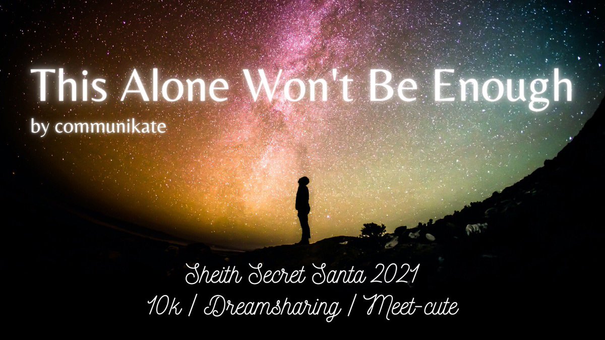 communikateeee's tweet image. Happy New Year!
@mechformers I was your Sheith Secret Santa this year! I hope you enjoy this piece as much as I did!!❤️🖤

The first time Keith dreams of him, he isn’t sure if he wants to fall asleep hoping to see more or if he never wants to sleep again.

ao3.org/works/36113464